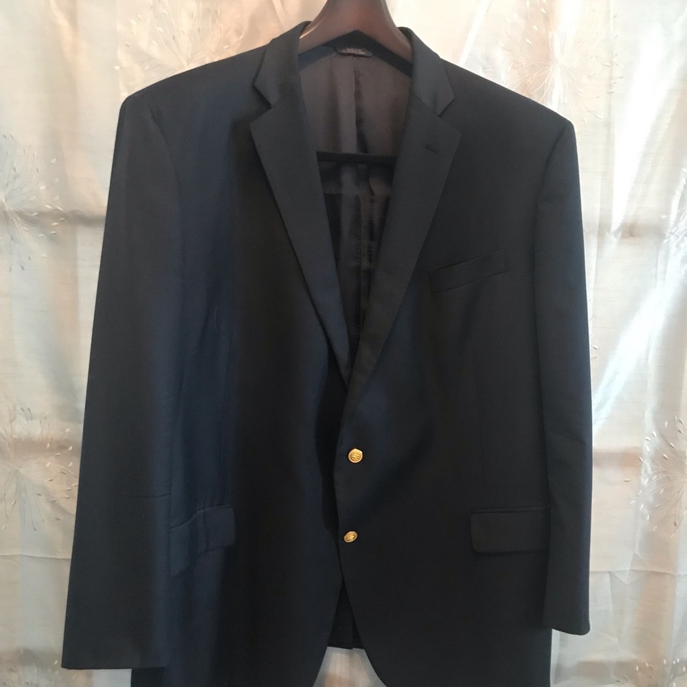 Brooks Brother 1818 Navy Blazer (Madison, 56L).
